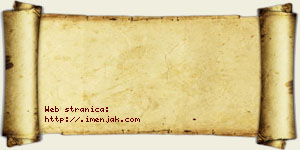 Isak Ković vizit kartica